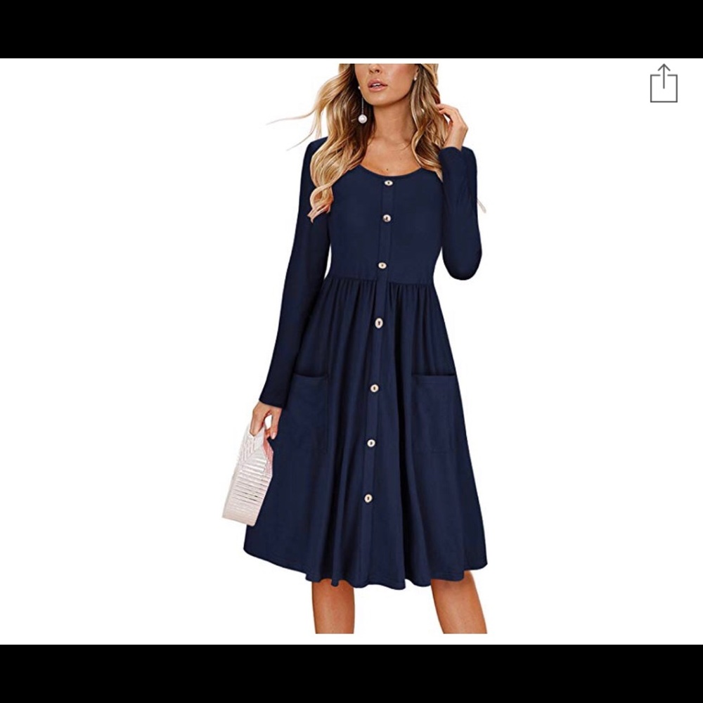 Never worn navy dress